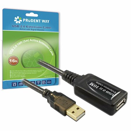 PRUDENT WAY 32 Ft. USB 2.0 Extension Cable PR391760